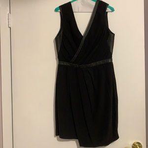 Rag & Bone silk and leather dress.